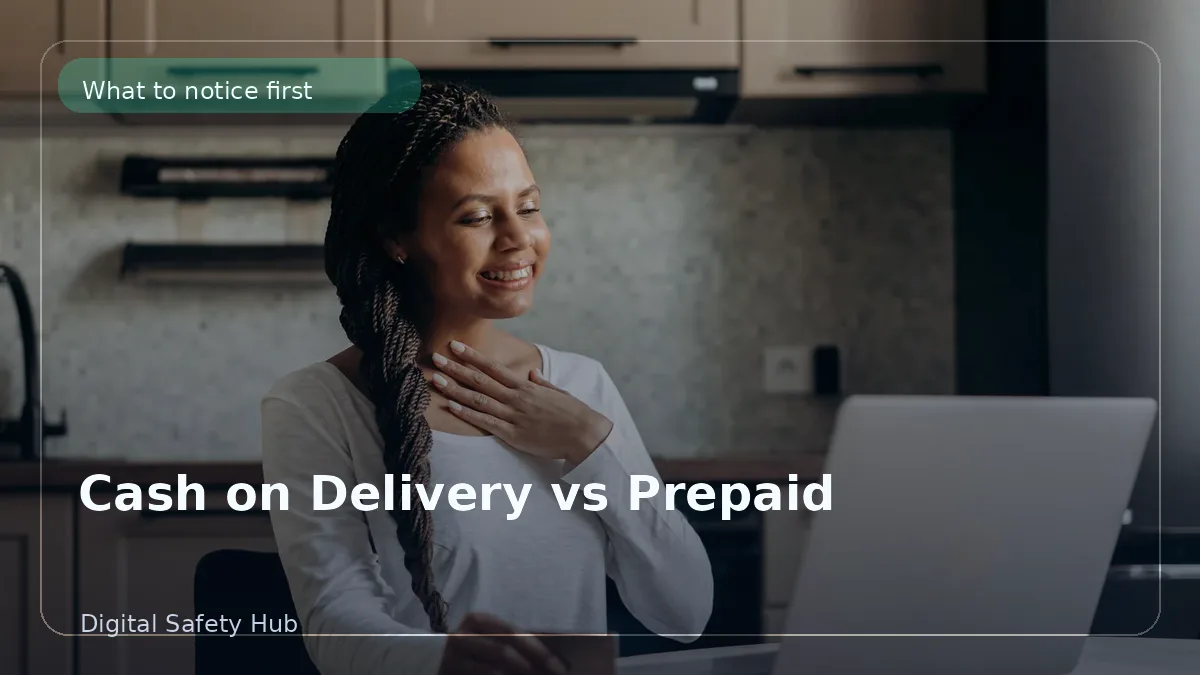 COD vs Prepaid Risk Checks Before Ordering Online