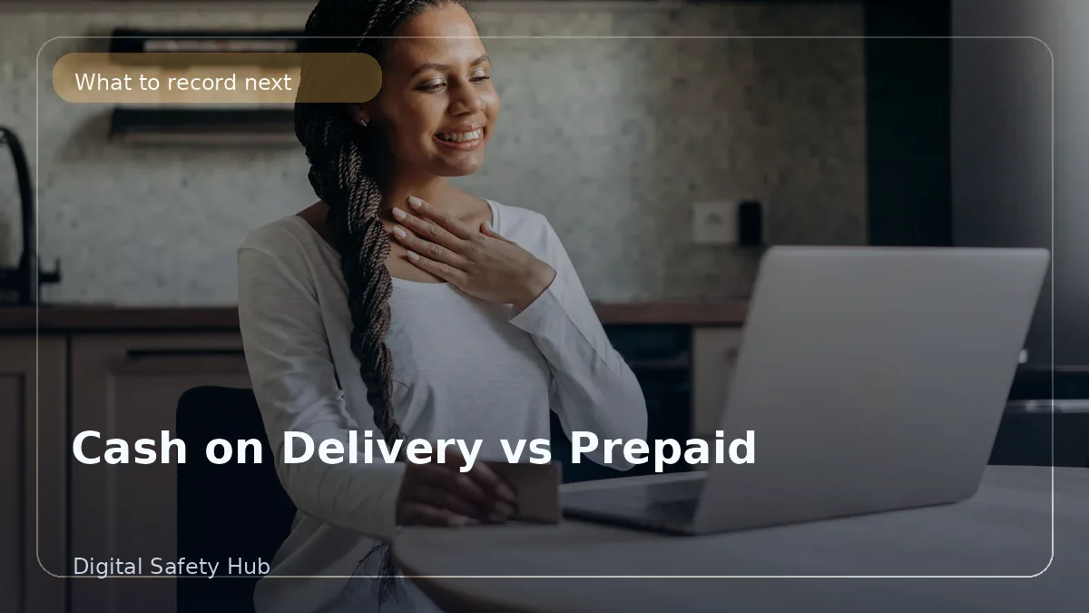 COD vs Prepaid Risk Checks Before Ordering Online