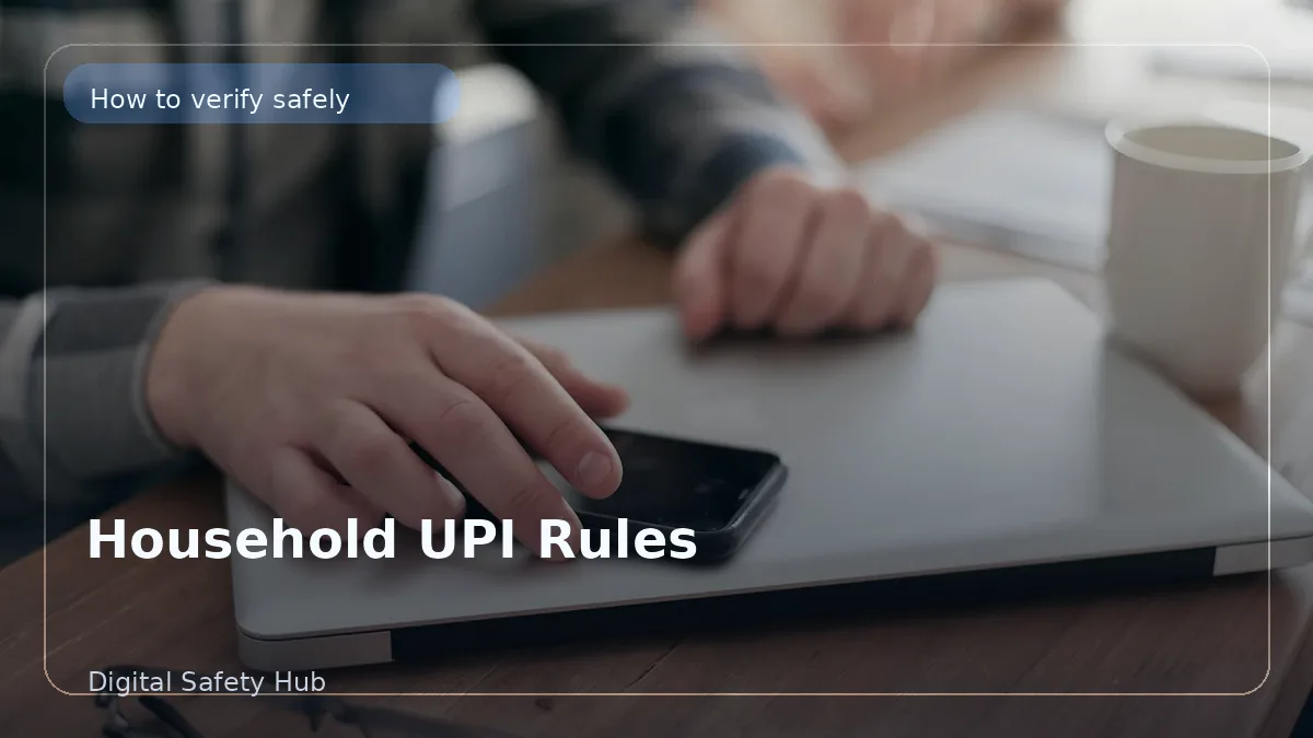 Household UPI Rules for Family Members Who Share Payment Duties