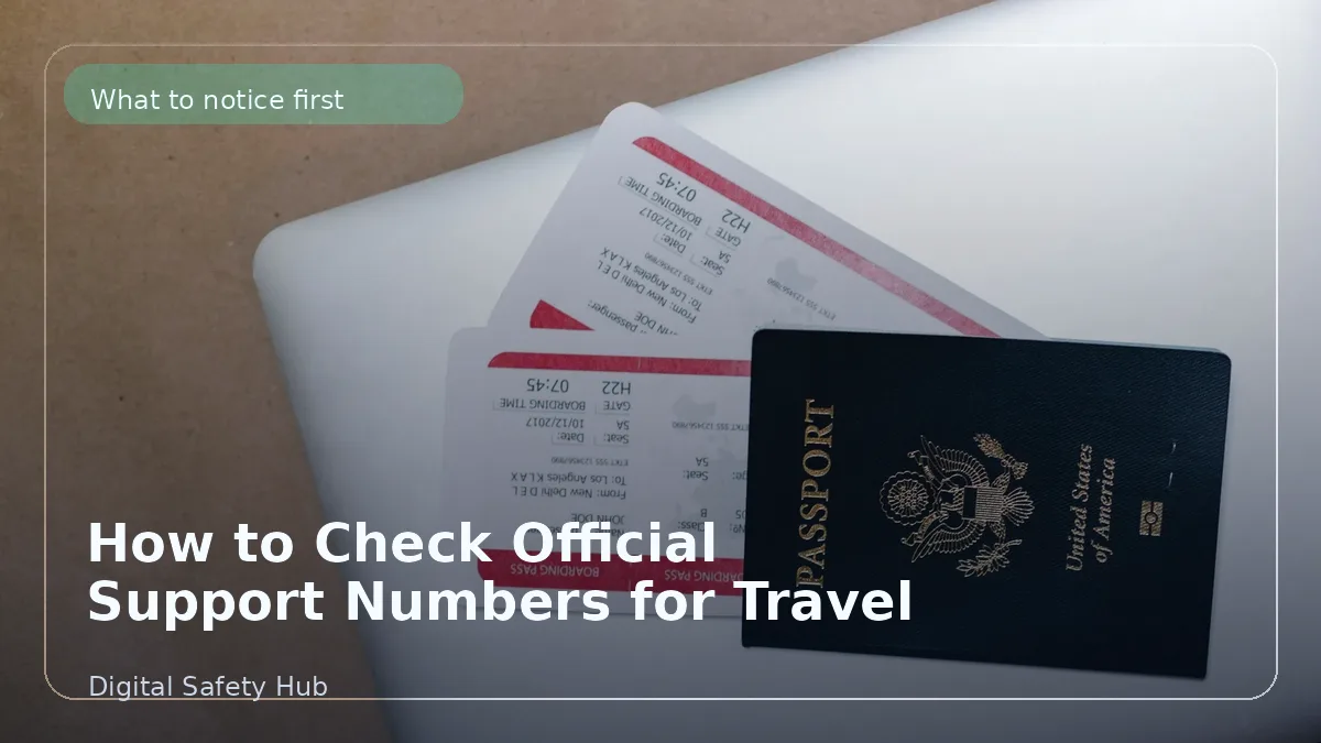 Official Support Number Checks for Travel Bookings and Refund Problems