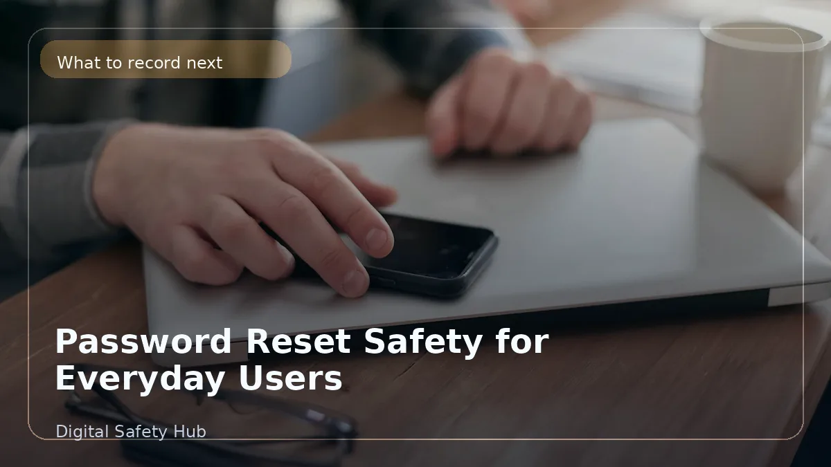 Password Reset Safety for Everyday Users