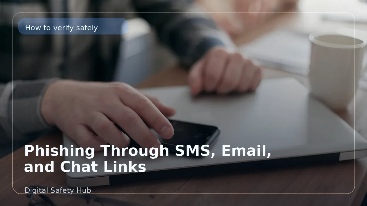 Phishing Through SMS, Email, and Chat Links