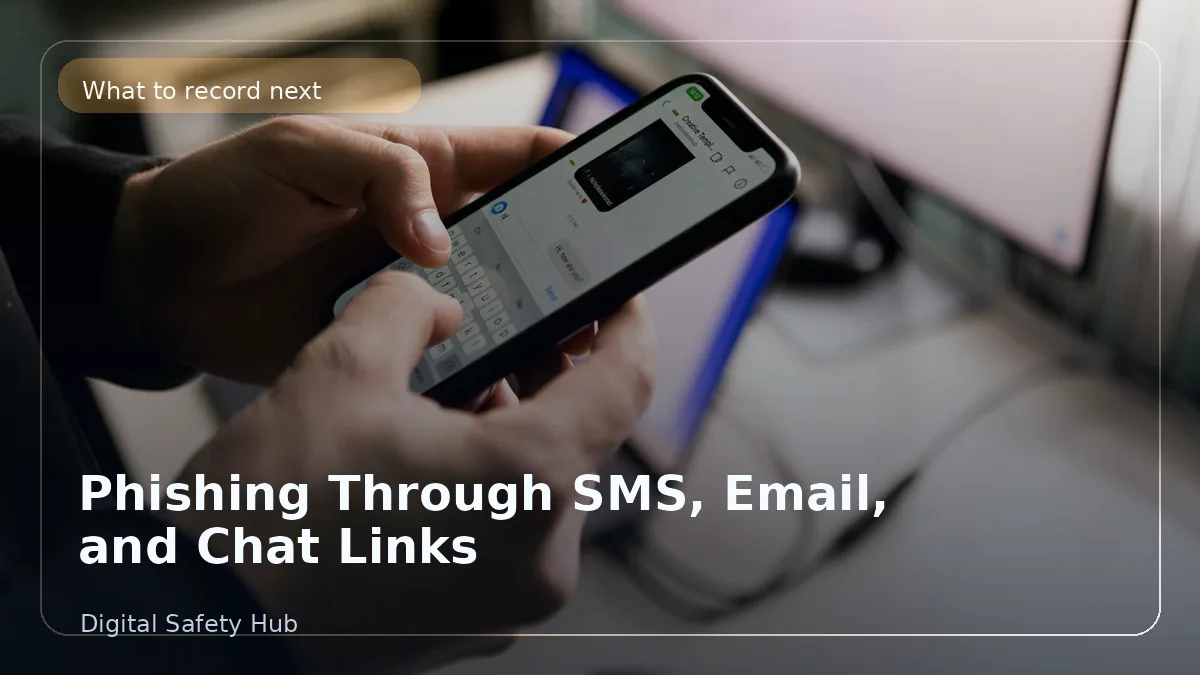 Phishing Through SMS, Email, and Chat Links
