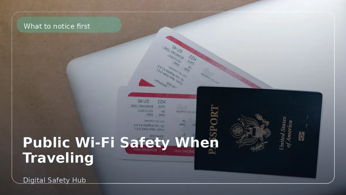 Public Wi-Fi Safety When Traveling