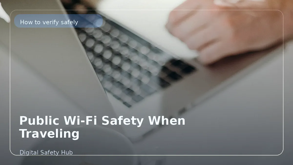 Public Wi-Fi Safety When Traveling