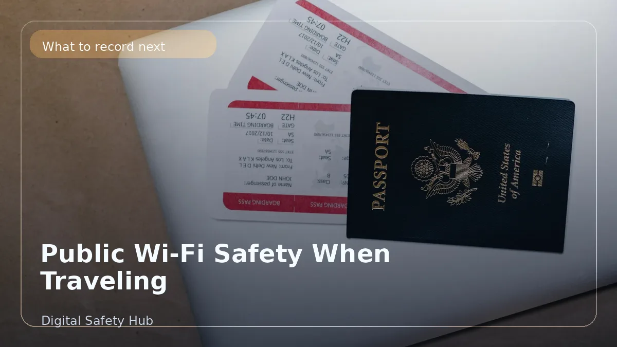 Public Wi-Fi Safety When Traveling