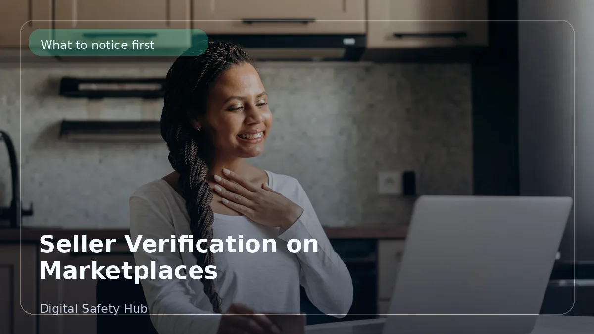 Seller Verification on Marketplaces Before You Buy