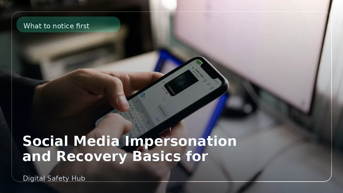 Social Media Impersonation and Recovery Basics