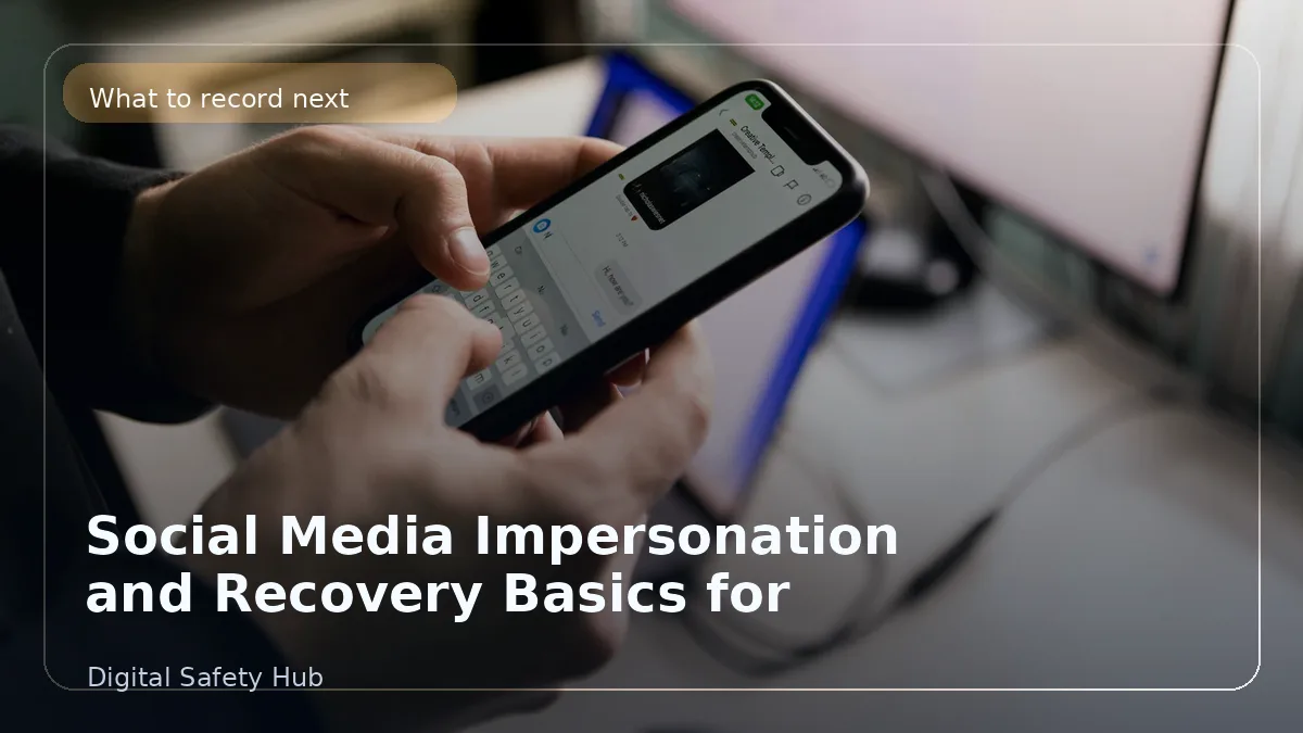 Social Media Impersonation and Recovery Basics