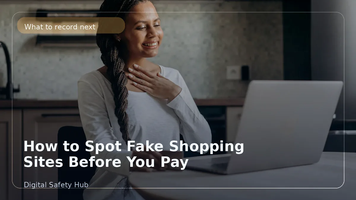 How to Spot Fake Shopping Sites Before Paying