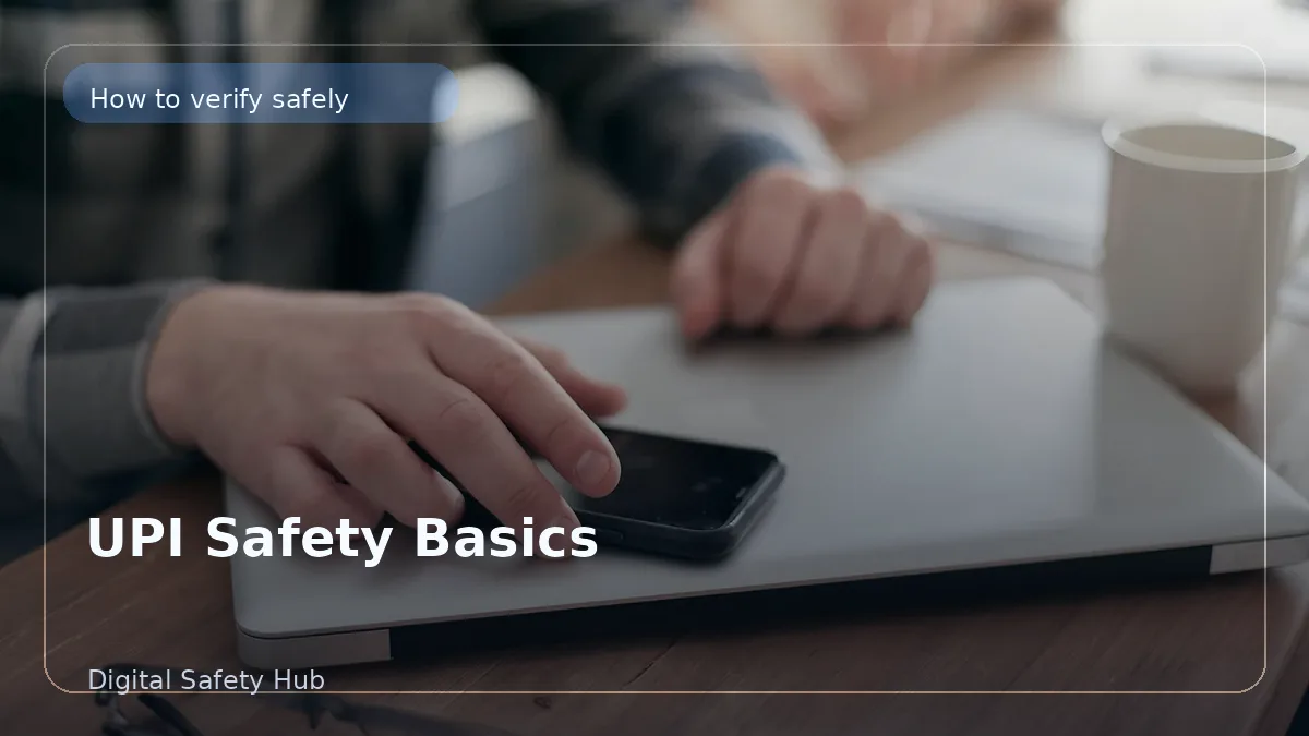 UPI Safety Basics: How to Send Money Without Falling for Common Traps